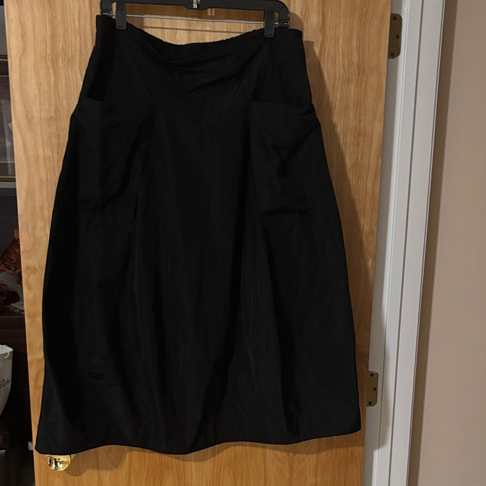 Chic Black A-Line Women's Skirt